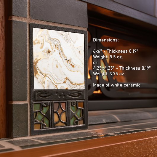 Golden Whirl Imitate Marmor Dynamisches Fluid Must Fliese