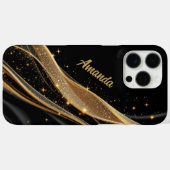 Golden Whirlpool Case-Mate iPhone Hülle (Rückseite (Horizontal))