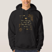 Golden Whispers: Mystische Eleganz Hoodie (Vorderseite)