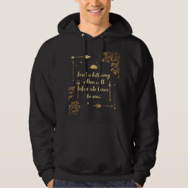 Golden Whispers: Mystische Eleganz Hoodie