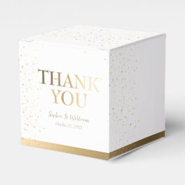 Golden & White Beautiful Elegante Wedding Vielen D Geschenkschachtel