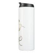 Golden White Bird Thermosbecher (Nach rechts gedreht)