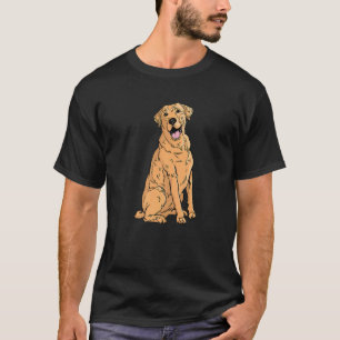 Golden White Yellow Labrador Retriever Lab Hund Le T-Shirt