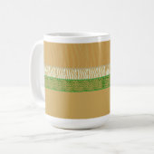 Golden Wild Animal Fur Print Kaffeetasse (Vorderseite Links)