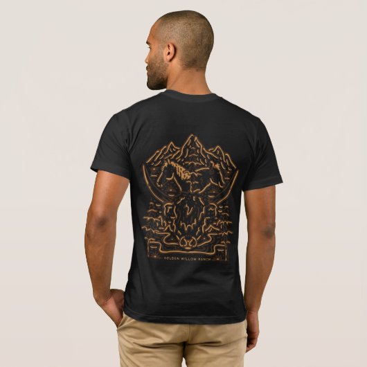 Golden Willow Ranch T-Shirt - Black (Schwarz voll)