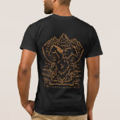 Golden Willow Ranch T-Shirt - Schwarz (Rückseite)