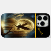 Golden Willow Tree and Eagle Case-Mate iPhone Hülle (Rückseite (Horizontal))