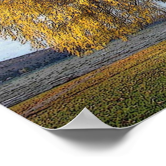 Golden Willows Poster (Ecke)