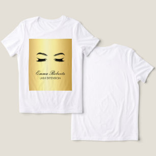 Golden Wimpern & Brauen Schönheitssalon Tri-Blend Shirt