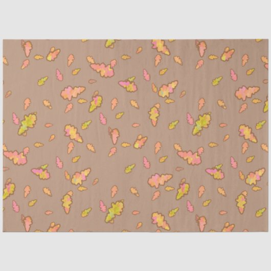 Golden Windfall Brown on Fawn Seidenpapier (Vorderseite)