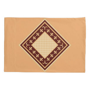 Golden Wine Reversible Pillow Case Kissenbezug