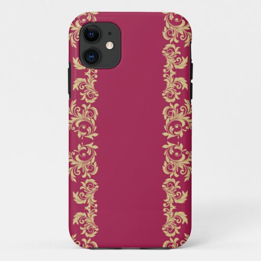 Golden Wine Wirbel Case-Mate iPhone Case (Rückseite)