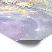 Golden Wing Angel Art Poster von Molly Harrison (Ecke)