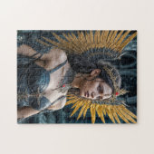 Golden Winged Dark Angel Queen Puzzle (Horizontal)