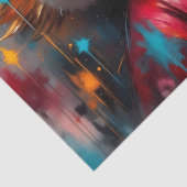 Golden Winged Saint Nick Weihnachten Seidenpapier (Ausschnitt)