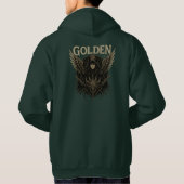 Golden Winged Warrior Kapuzenpullover Hoodie (Rückseite)