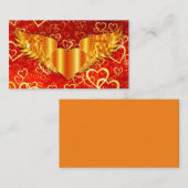 Golden Wings Business Card Visitenkarte (Vorne/Hinten)