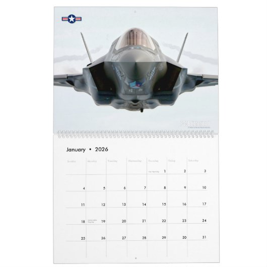 GOLDEN WINGS F-35B/C Blitze II Kalender (Jan 2026)