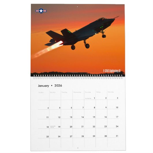 GOLDEN WINGS JETS - Naval Aviation Kalender (Jan 2026)