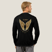 Golden Wings T - Shirt - Elegantes Ambiente (Voller Rücken)