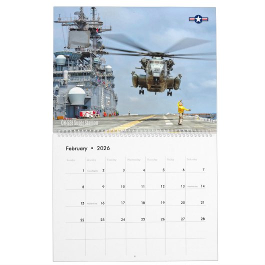 GOLDEN WINGS - US Naval Aviation Kalender (Feb 2026)