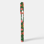 Golden Winter Sweet Snowfall Candy Cane Case-Mate iPhone Hülle (Rückseite / Links)