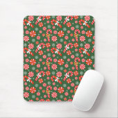Golden Winter Sweet Snowfall Candy Cane Mousepad (Mit Mouse)