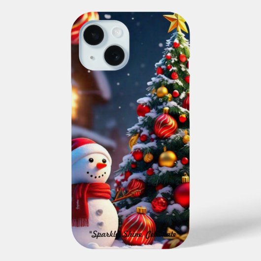 "Golden Winter Wonderland" Case-Mate iPhone Hülle (Rückseite)