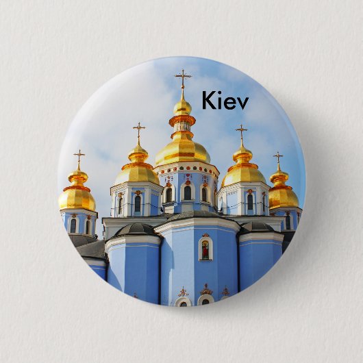 Golden wird in von der Kathedrale in Kiew, Kiew Button (Vorderseite)