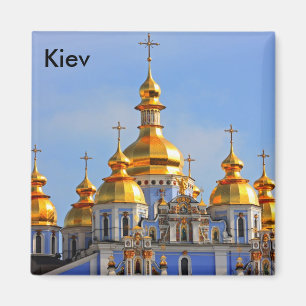 Golden wird in von der Kathedrale in Kiew Magnet