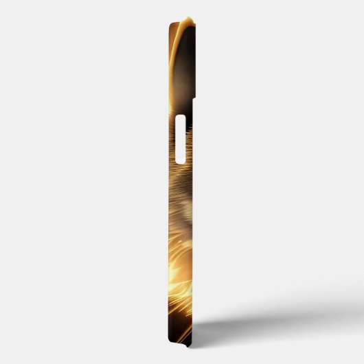 Golden Wolf Face Kunstmuseum Case-Mate iPhone Hülle (Rückseite / Rechts)