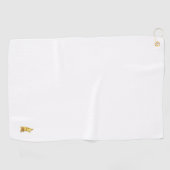 Golden Wolf Golfhandtuch (Horizontal)