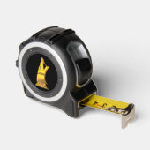 Golden Wolf Head Black Tape Maßband (Winkel)