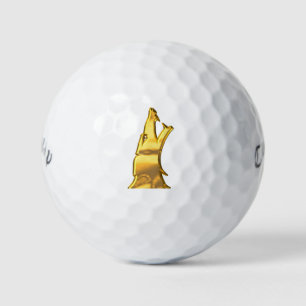 Golden Wolf Head Callaway Warbird Golfbälle 12 pk