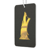 Golden Wolf Kopf schwarzer Autos Lufterfrischer (Links)