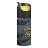 Golden Wolfs Mondserenade Thermosbecher (Nach rechts gedreht)