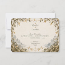 Golden Woodland Enchanted Forest Fantasy