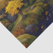 Golden Woodland Garden Stream Decoupage Seidenpapier (Detail)