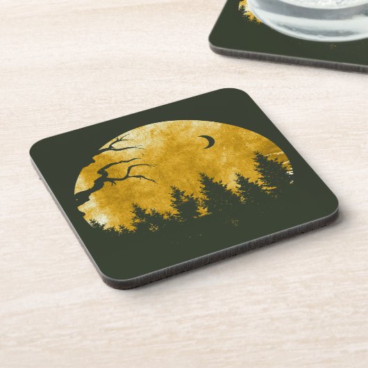 Golden Woods Getränkeuntersetzer (Linke Seite)