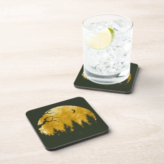 Golden Woods Getränkeuntersetzer (Rechte Seite)