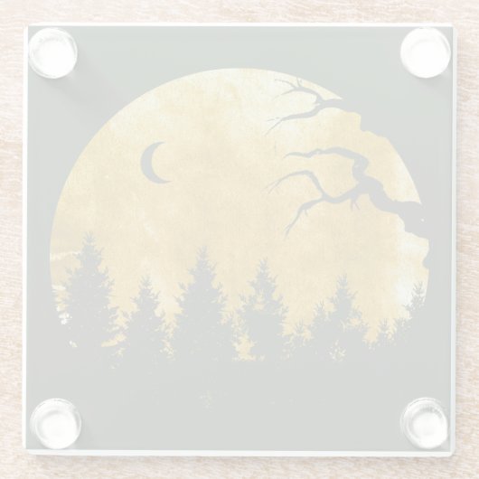 Golden Woods Glasuntersetzer (Rückseite)