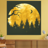 Golden Woods Leinwanddruck (Insitu (Wohnzimmer))