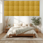 Golden Woven Geometric Keramik Tile Fliese