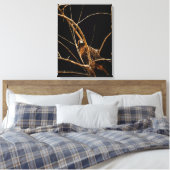 Golden Wrapped Canvas Leinwanddruck (Insitu (Schlafzimmer))