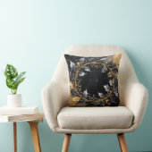 Golden Wreath Glamour Throw Pillow Kissen (Stuhl )