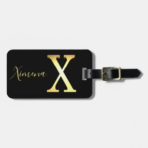 Golden X Name Gepäck Tag Gepäckanhänger