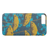 Golden Yarrow Garden mit blauem Hintergrund Case-Mate iPhone Hülle (Rückseite (Horizontal))