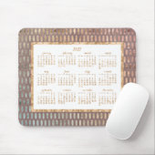 Golden Yearly 2017 Calendar Mouse Pads Rose Mousepad (Mit Mouse)