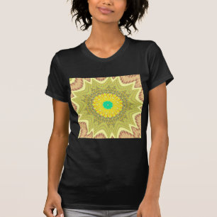Golden Yellow African Ethnic Stammemuster Art T-Shirt