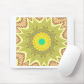 gOLDEN YELLOW Afrikanisches Stammesmuster Mousepad (Mit Mouse)